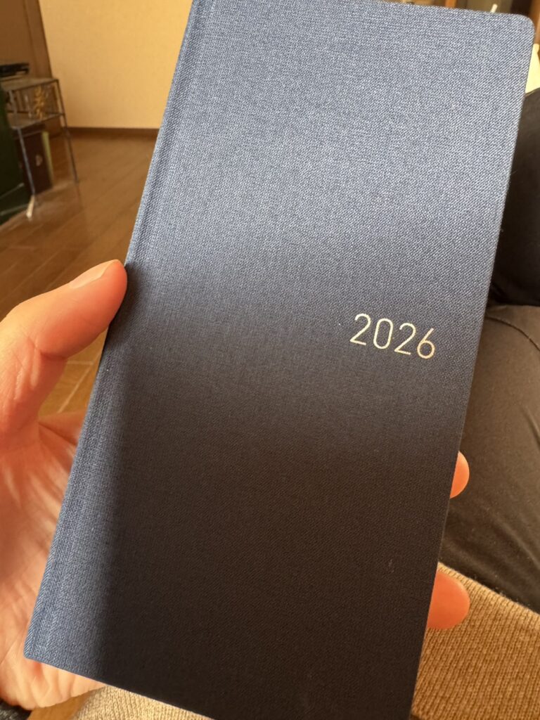 新しいスケジュール帳