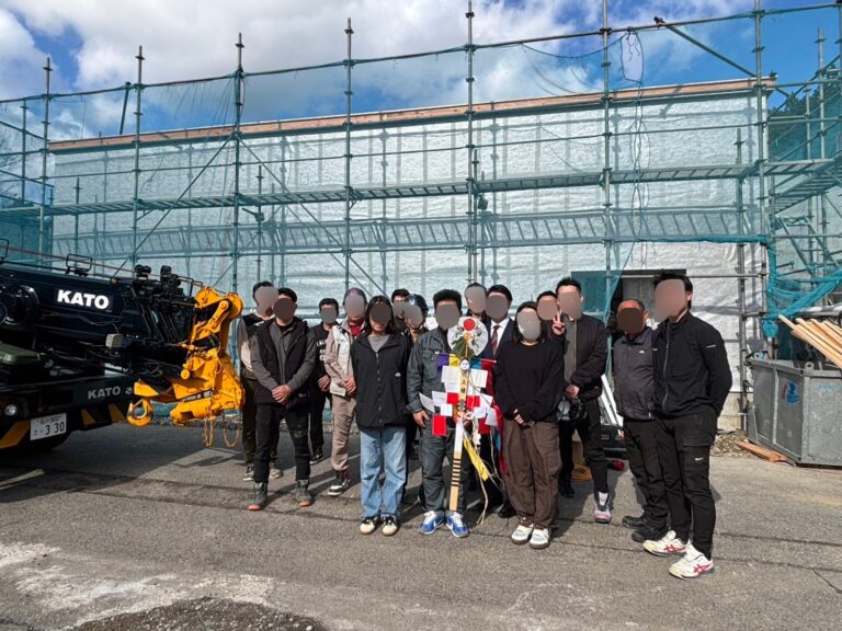 上棟式がありました